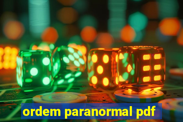 ordem paranormal pdf